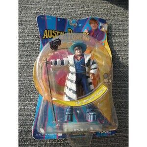 NEW VINTAGE 2002 by MEZCO, 70's AUSTIN POWERS ACTION FIGURE DISCO